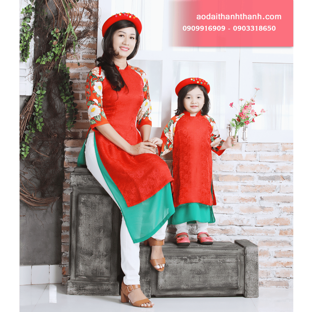 AO DÀI MẸ BÉ 13